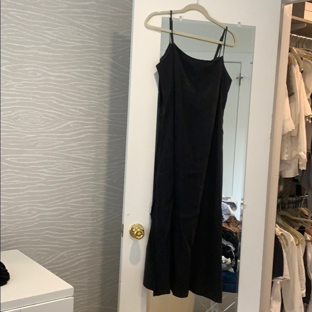 Black Zara maxi dress